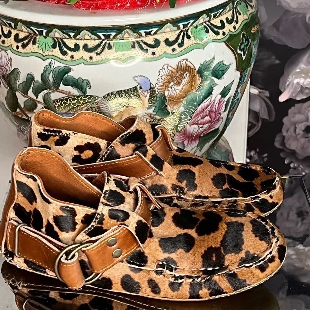 NEW Quoddy Leopard print Ring boots - Picture 4 of 7